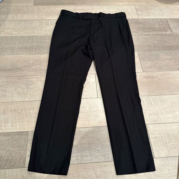 KENNETH COLE REACTION BLACK DRESS PANTS NEW 40 X 32 - Picture 1 of 9